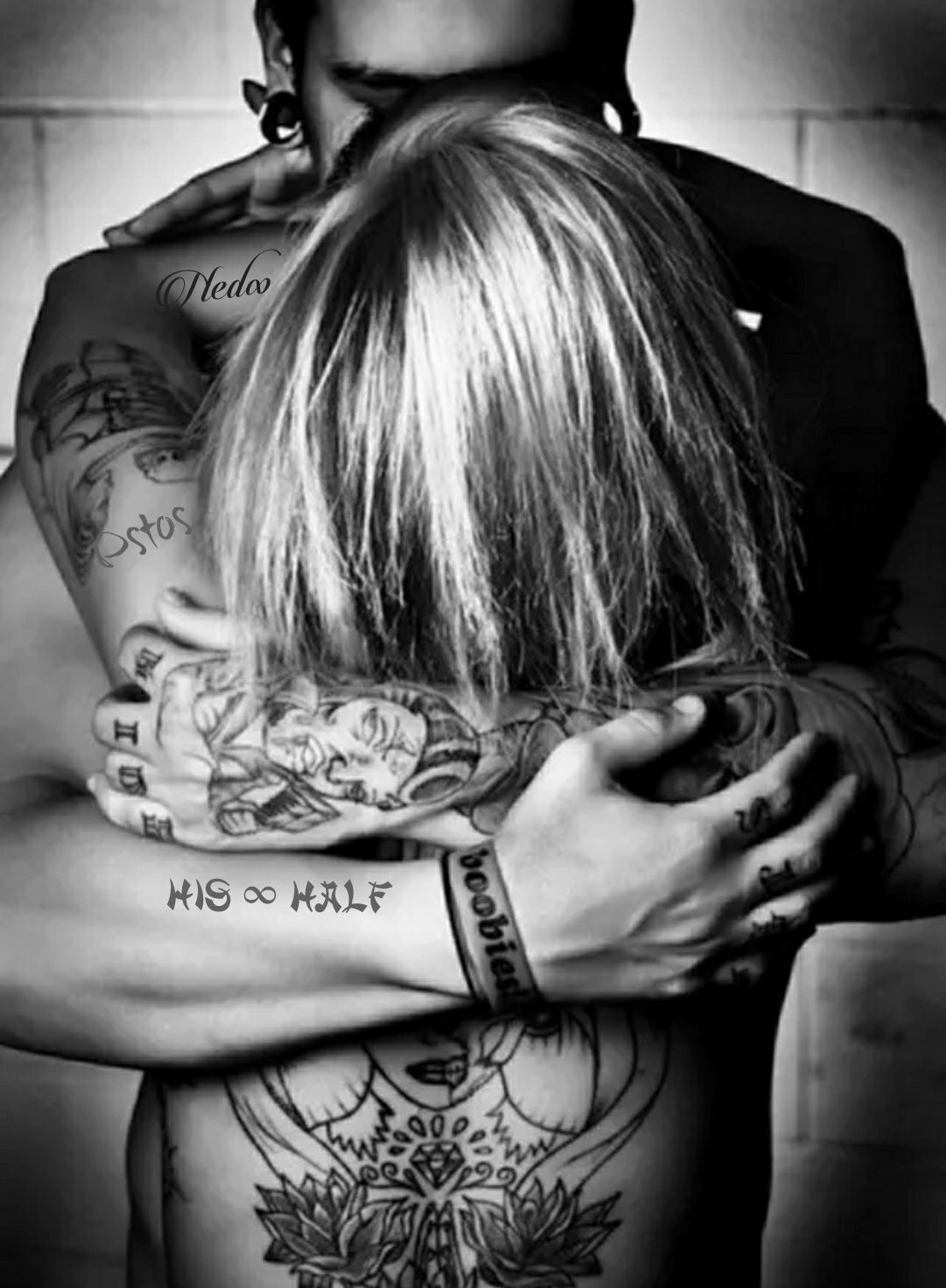 Тату мужчина и женщина