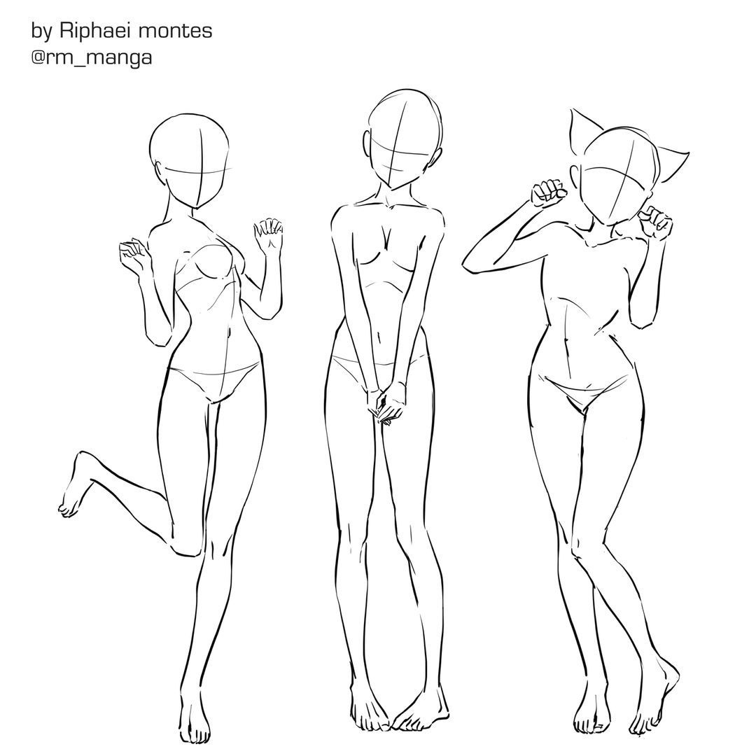 Позы для рисования