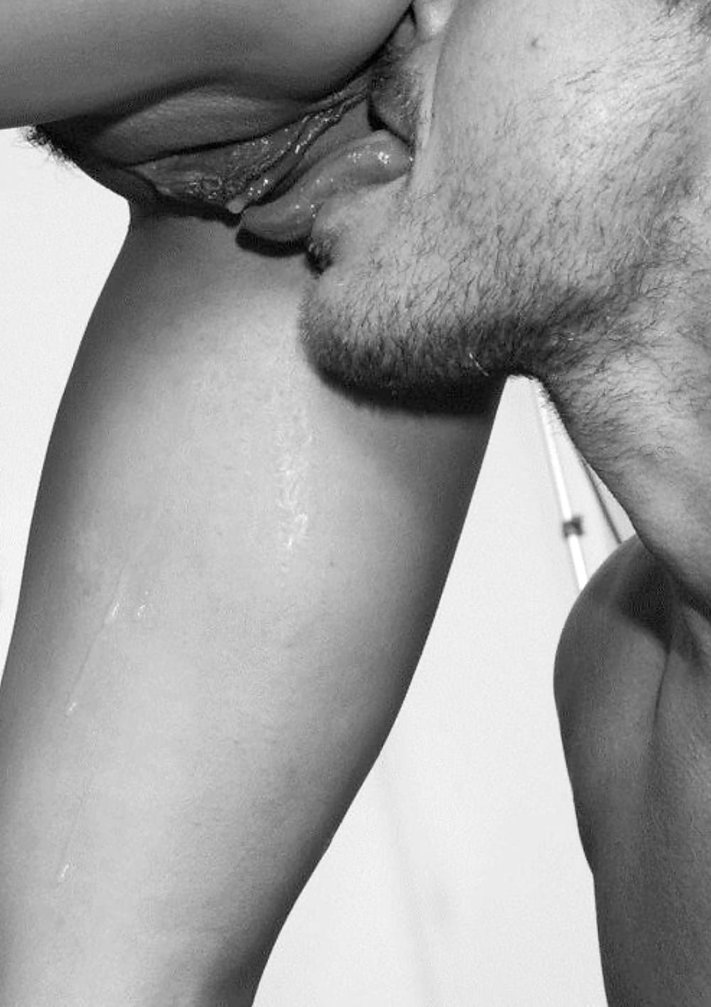 Ласки клитора крупным планом