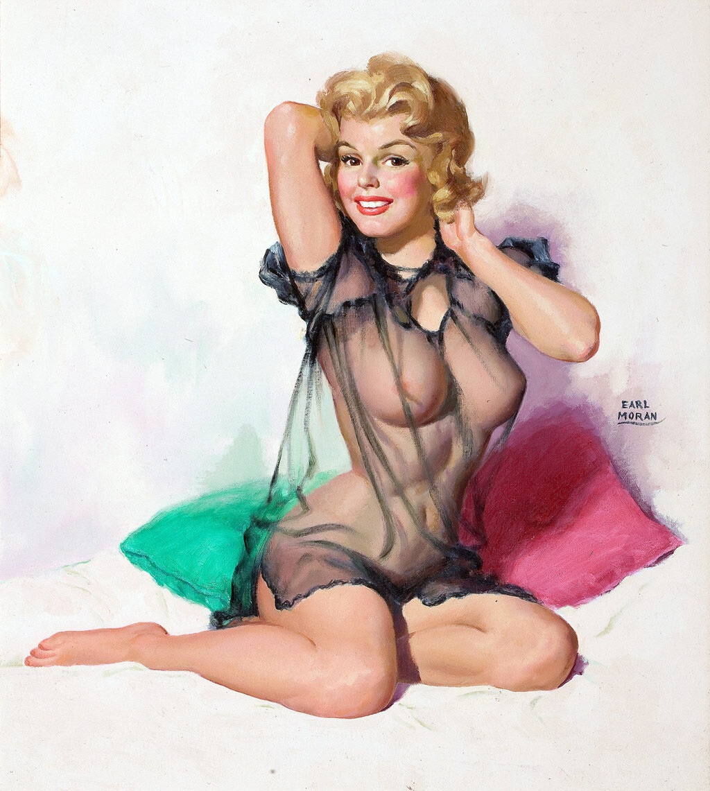 Нарисованные девушки в стиле ню