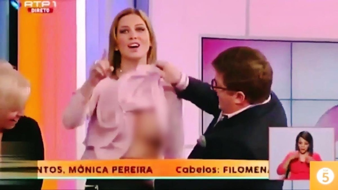 Грудь в прямом эфире