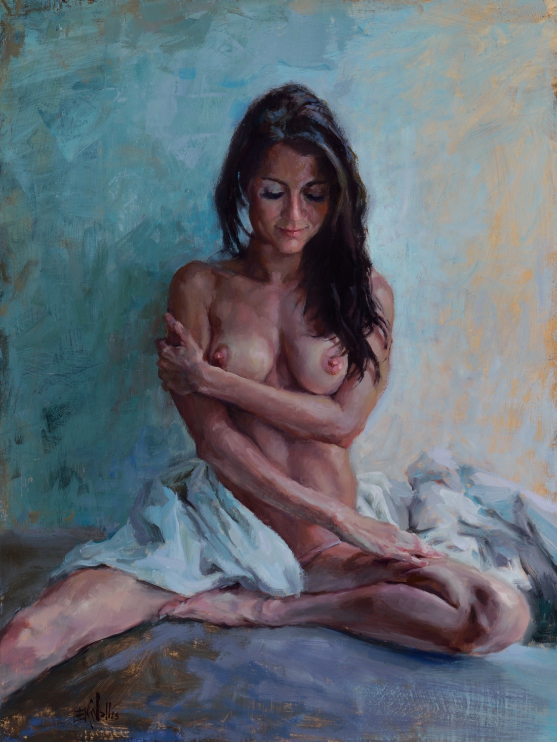 Ню живопись Эрик Валлес