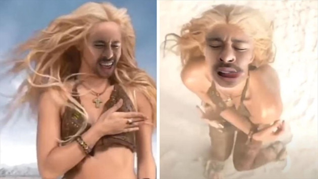 Неймар Сантос в клипе Шакиры