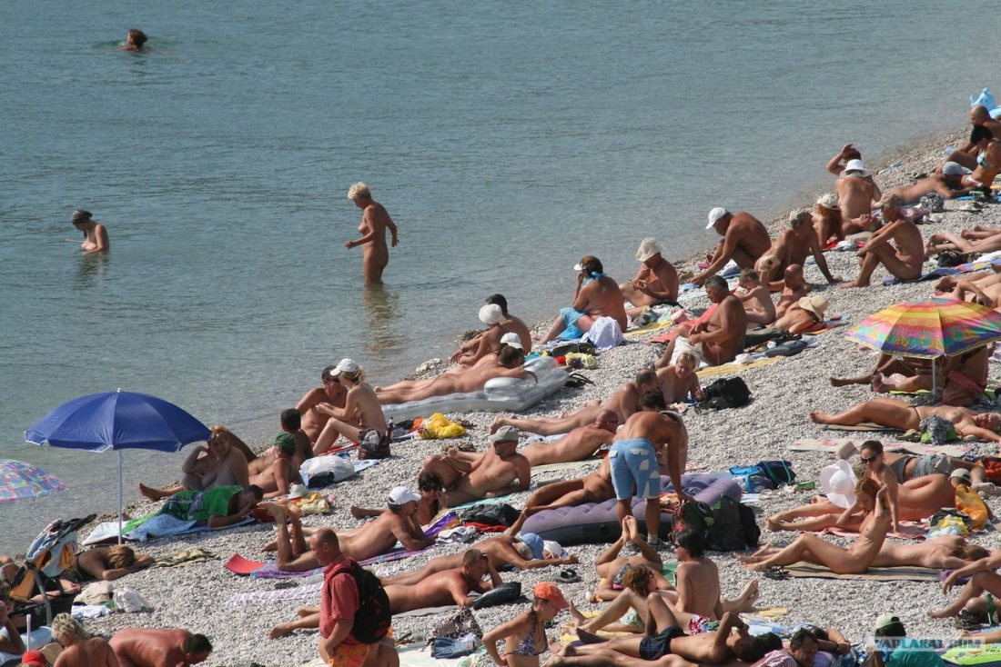 Крымский нудисткий пляж