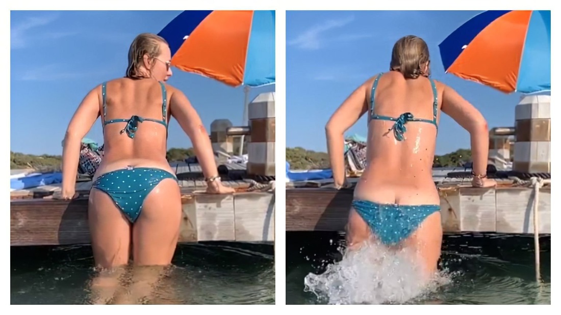 Александра Большакова в Нижнем белье морские дьяволы