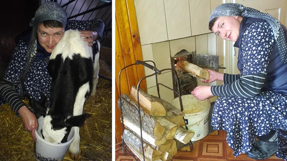 Савченко на каблуках