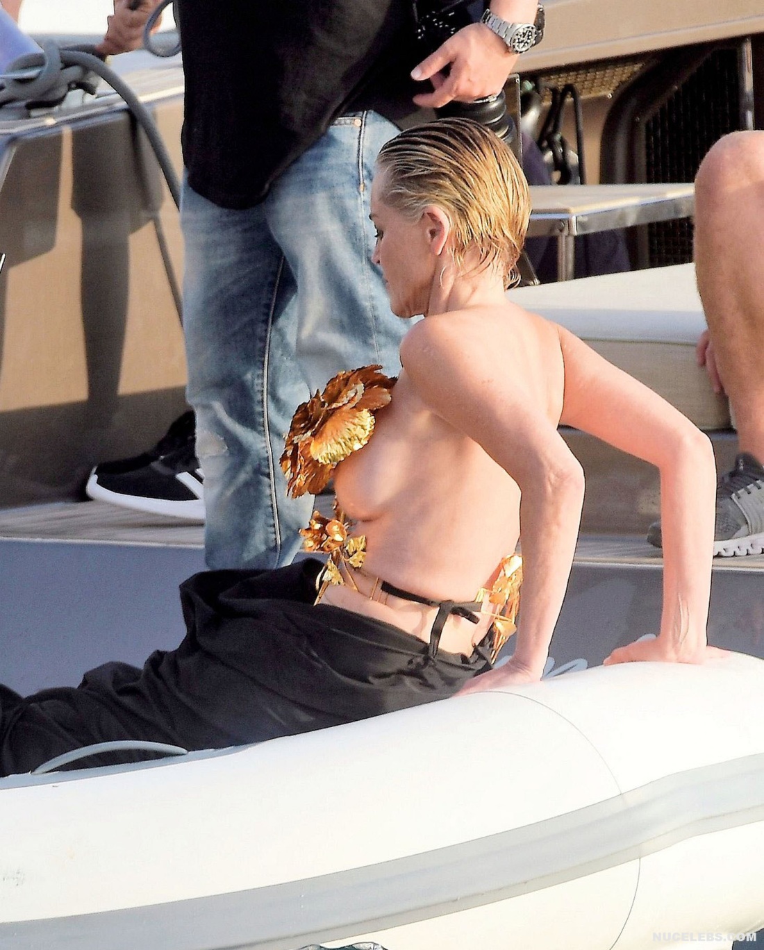 Шэрон Стоун папарацци