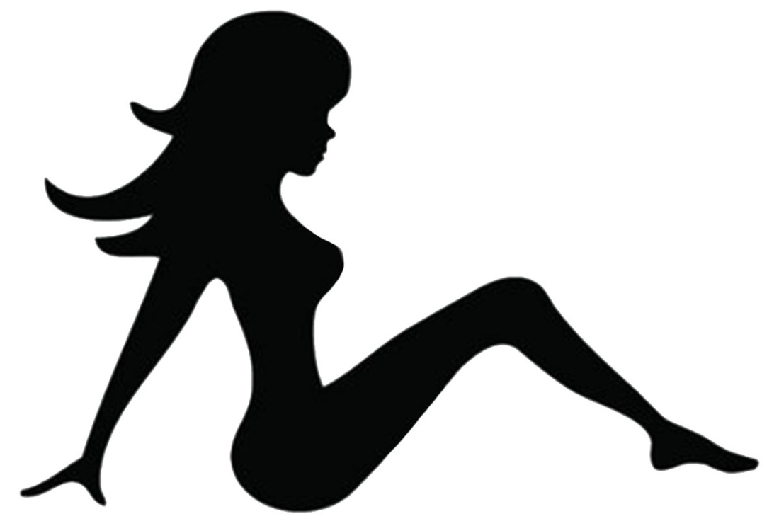 Девушка на черном фоне