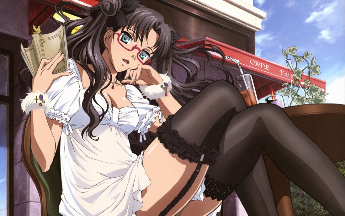 Тосака Рин чулки