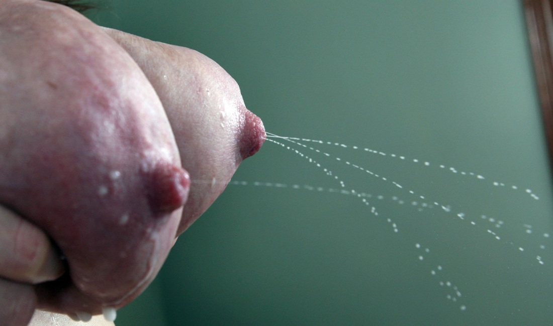 Огромные молочные сиськи