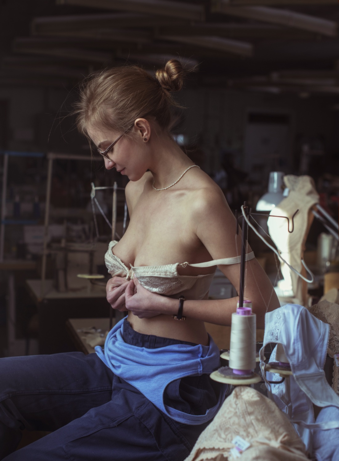 Давид Дубницкий на заводе