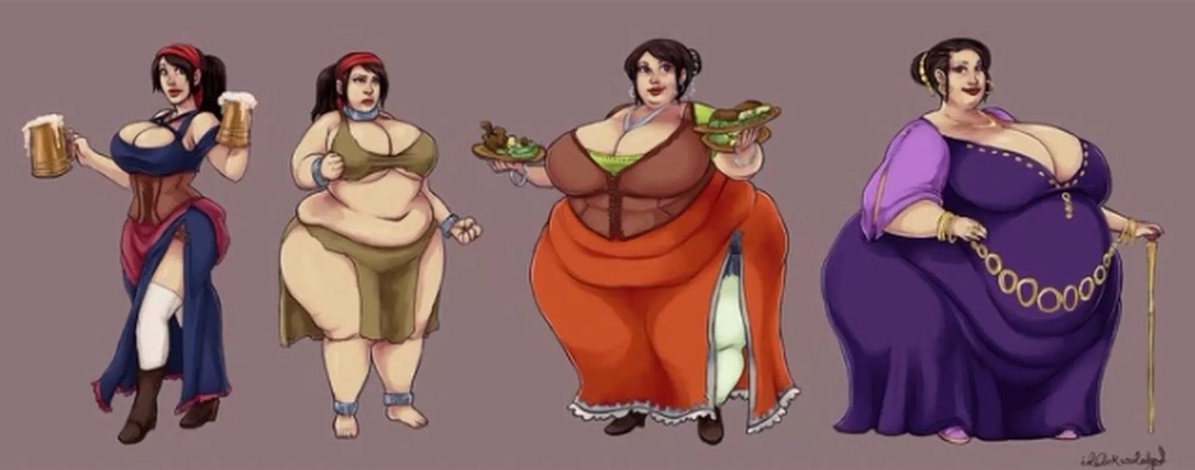 Девушки с пухленькими ляжками