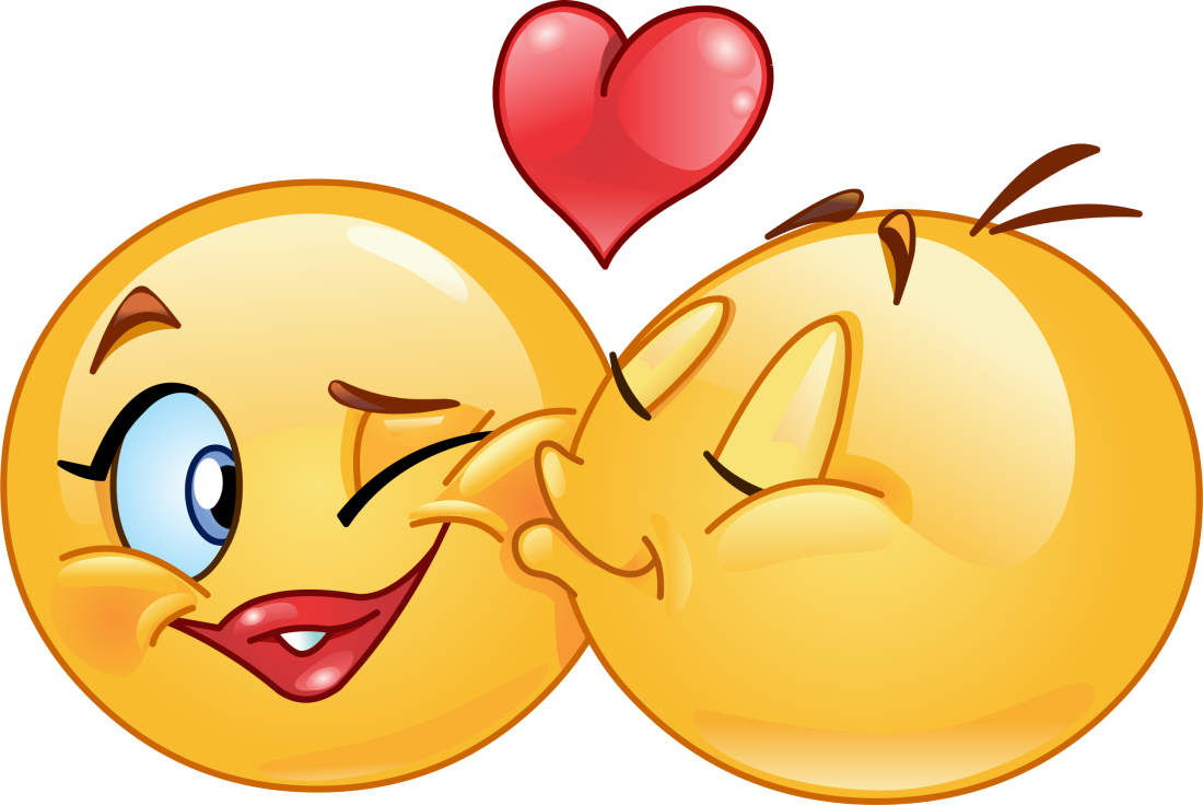 Смайлики поцелуйчики