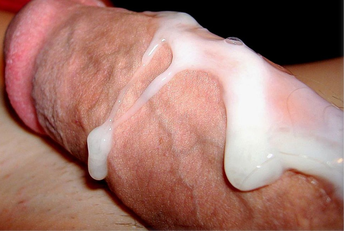 Головка хуя/вся/в/сперме