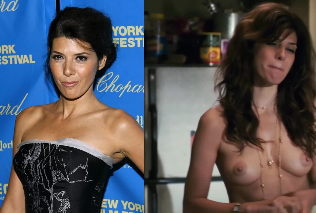 Мариса Томей топлесс