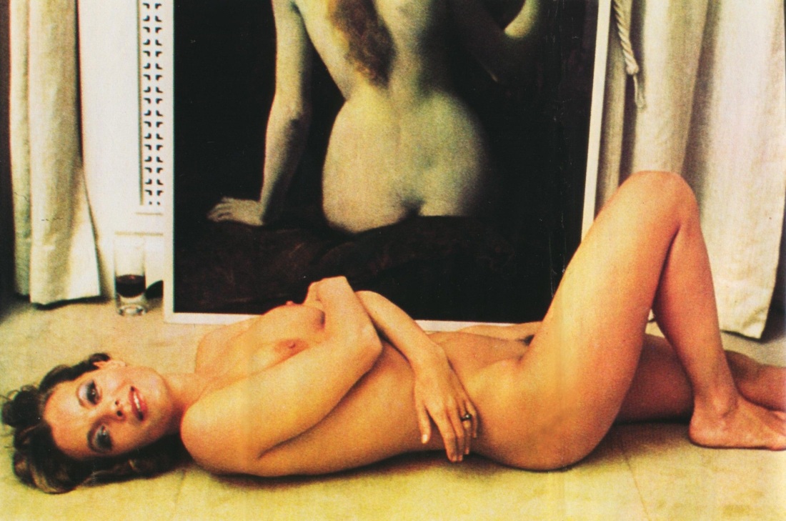 Ню киноактриса Роми Шнайдер