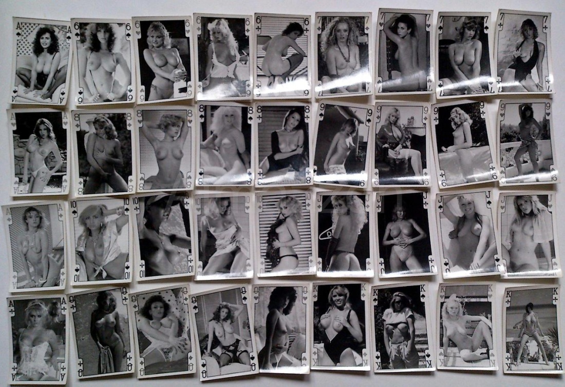 Винтажные игральные порнокарты