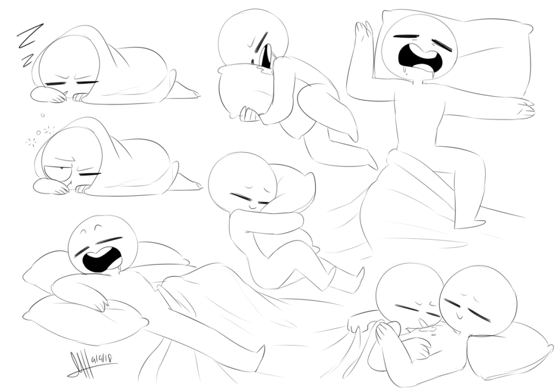 Забавные позы для рисования