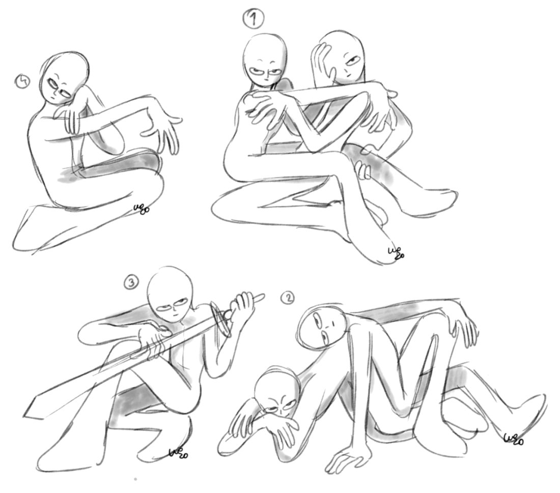 Позы для рисования пары