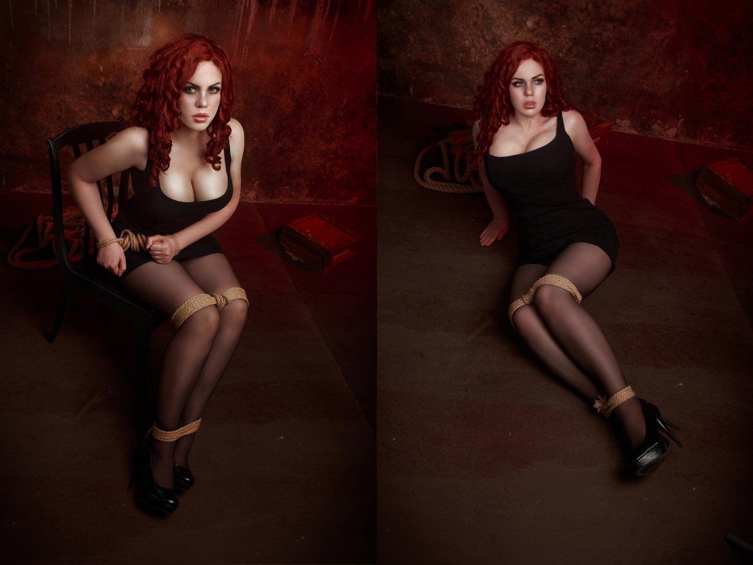 Алиса Арефьева косплей Димитреску