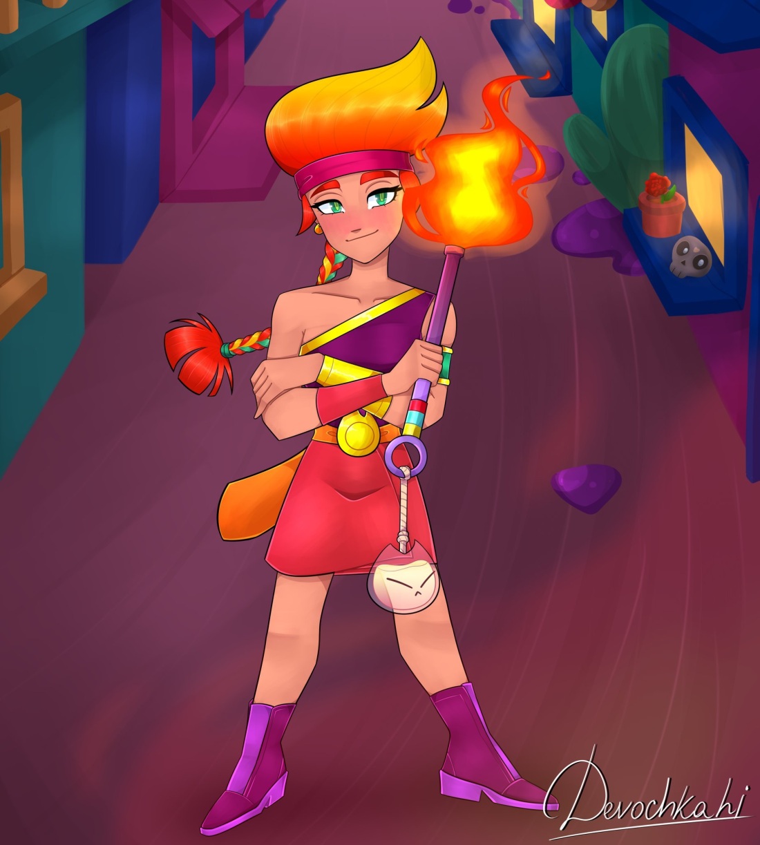 Амбер из Brawl Stars