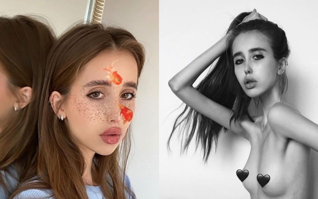 Luna pica фотомодель в кресле