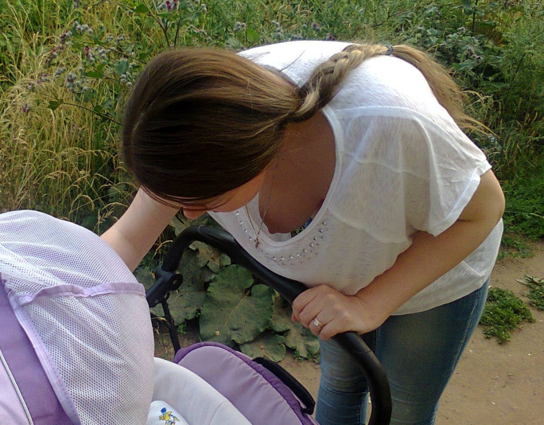 Засветила грудь огород