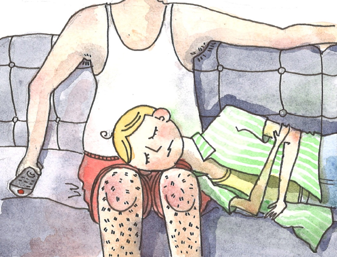 Следы от розог на ягодицах