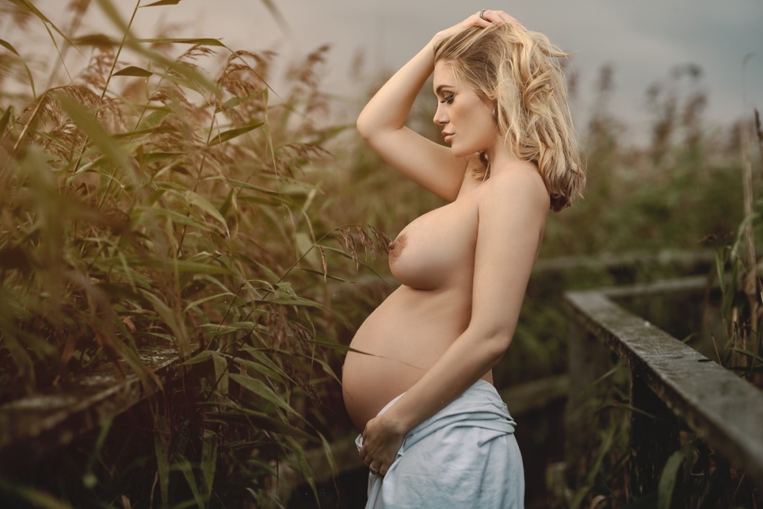 Anna Opsal беременная