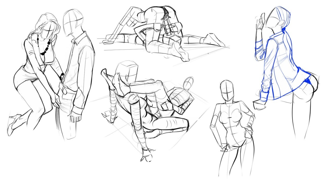 Девочка наклонилась