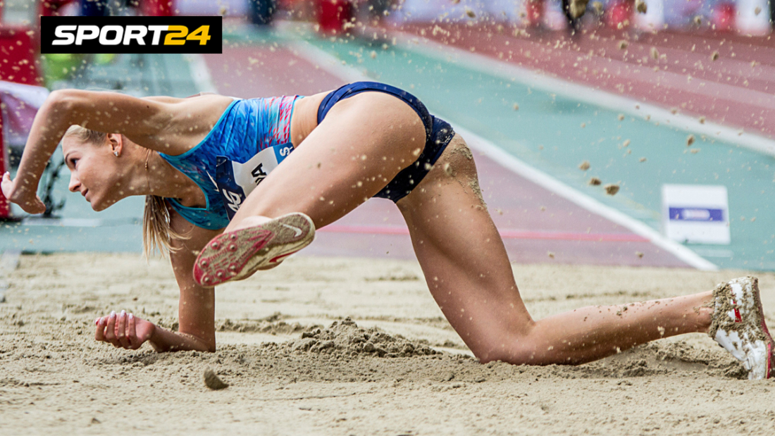 Дарья Клишина легкая атлетика на пляже