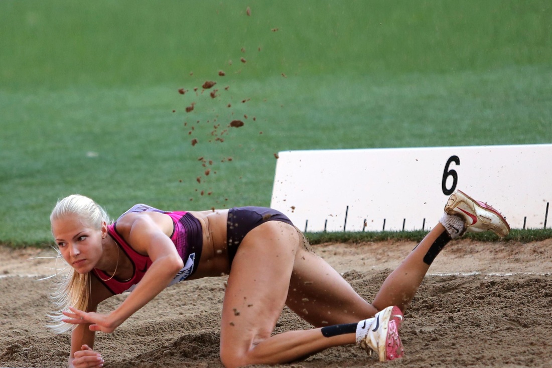 Дарья Клишина легкая атлетика бикини