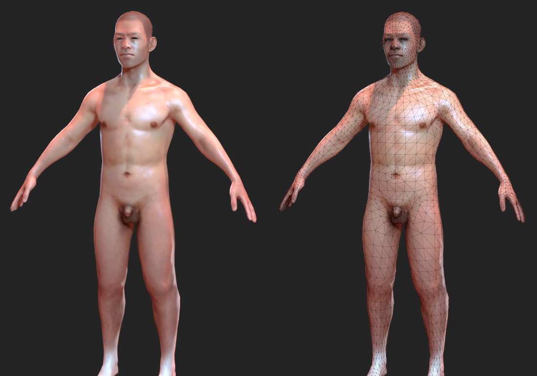 Раст голый женский персонаж