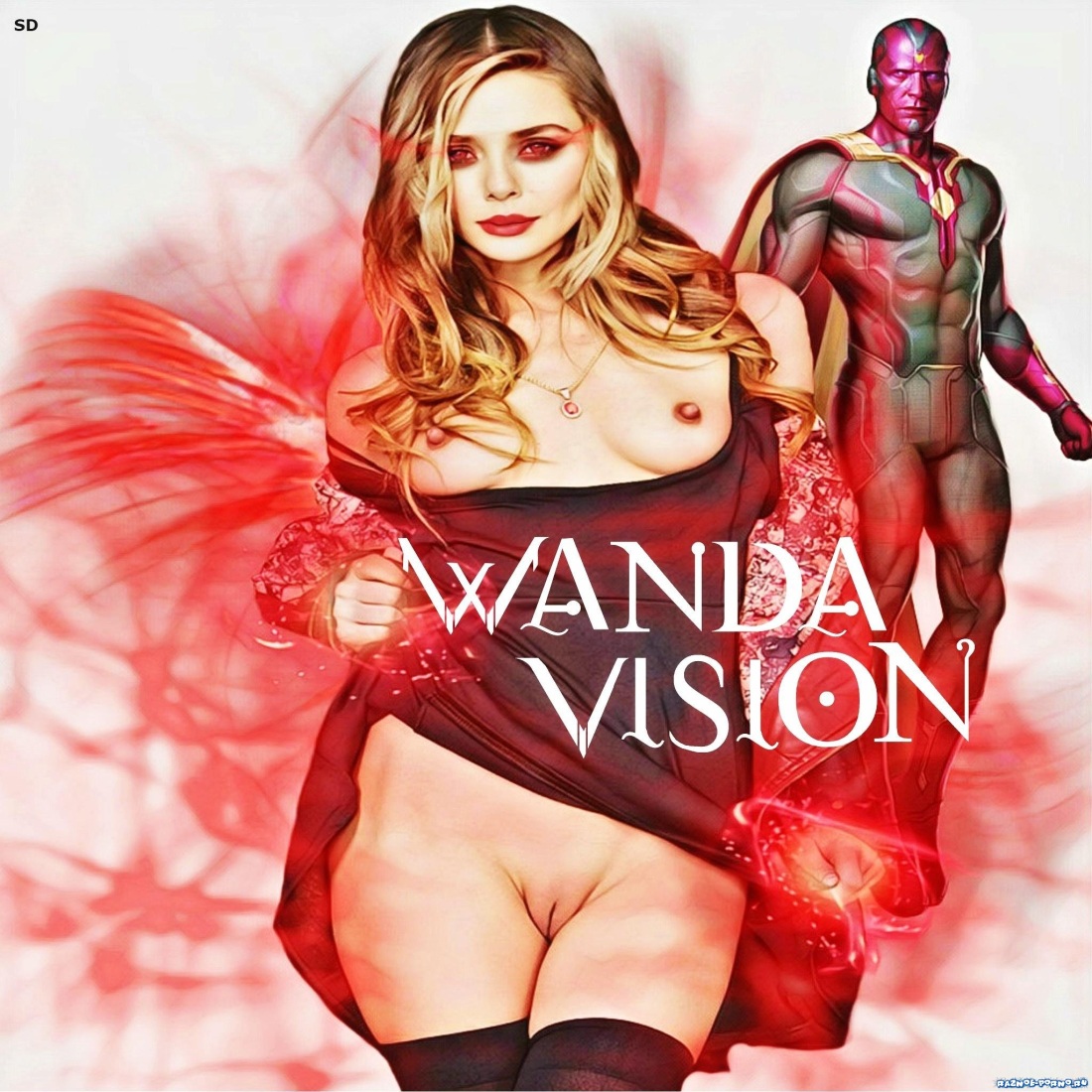 Элизабет Олсен Ванда голая