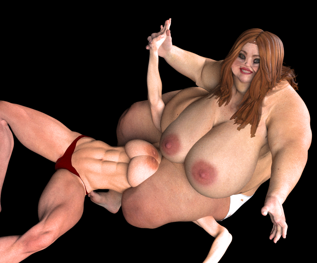 Кетфайт голых культуристок