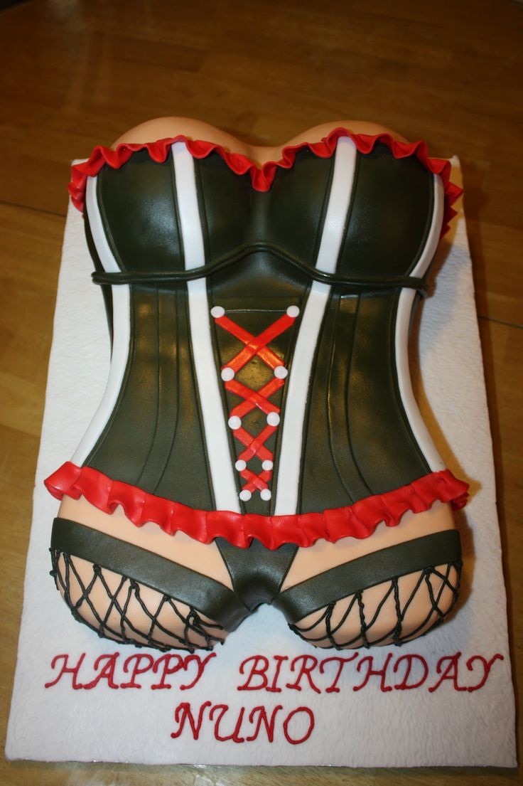 Торт в виде половых органов