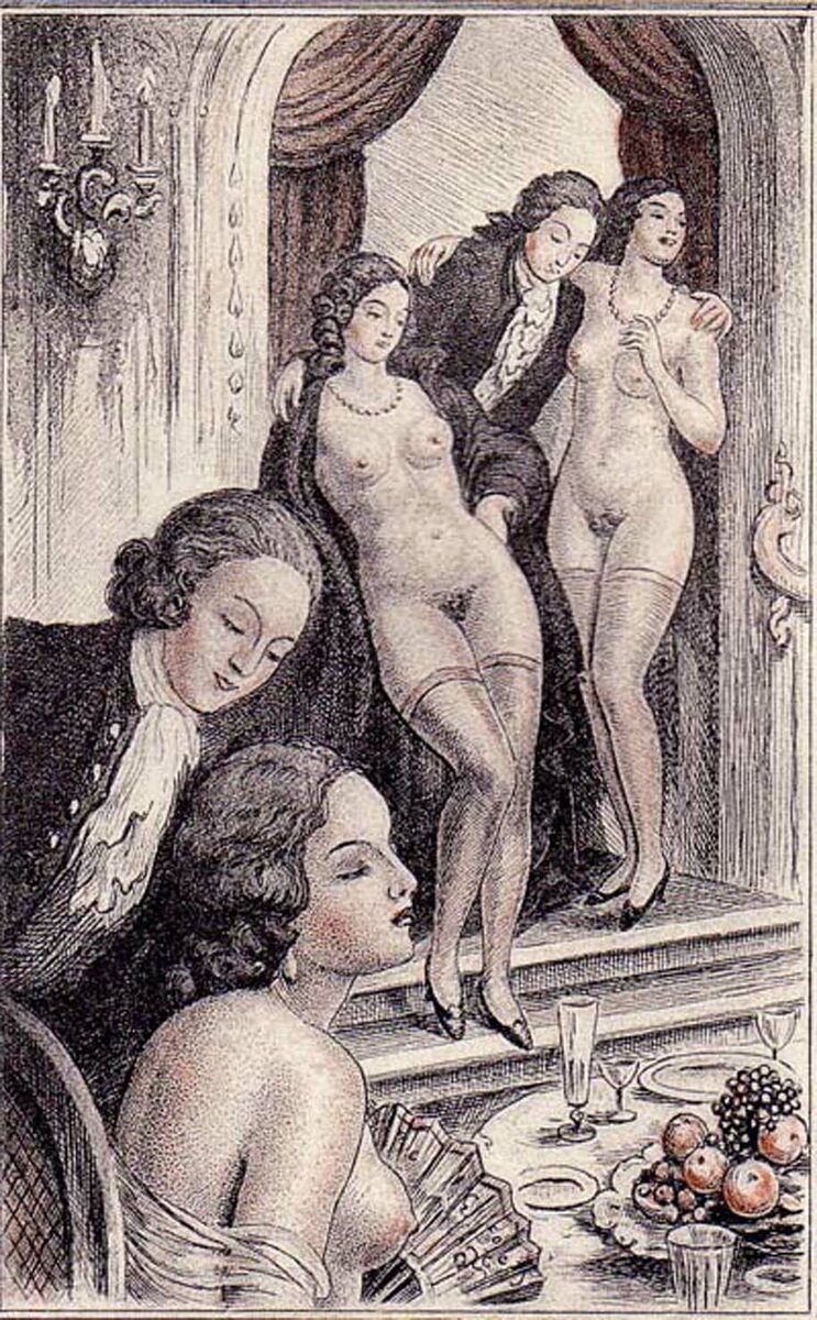 Французские эротические Гравюры 17 века
