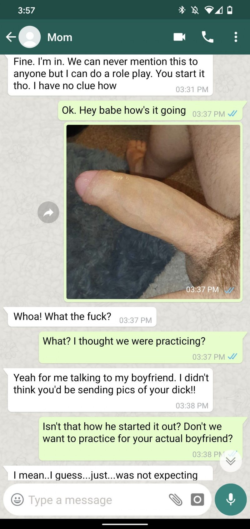 Интимные переписки по вацапу