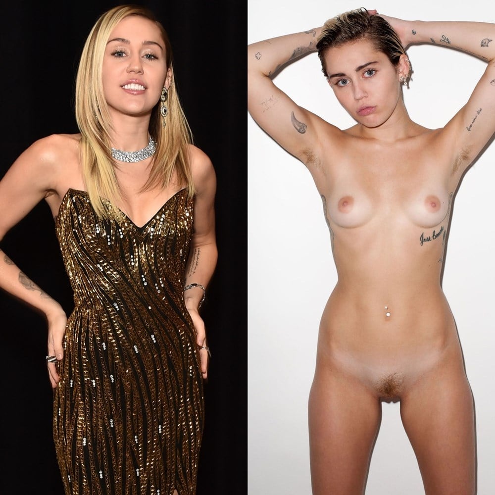 Celebrities Miley Cyrus naked in paper Magazine