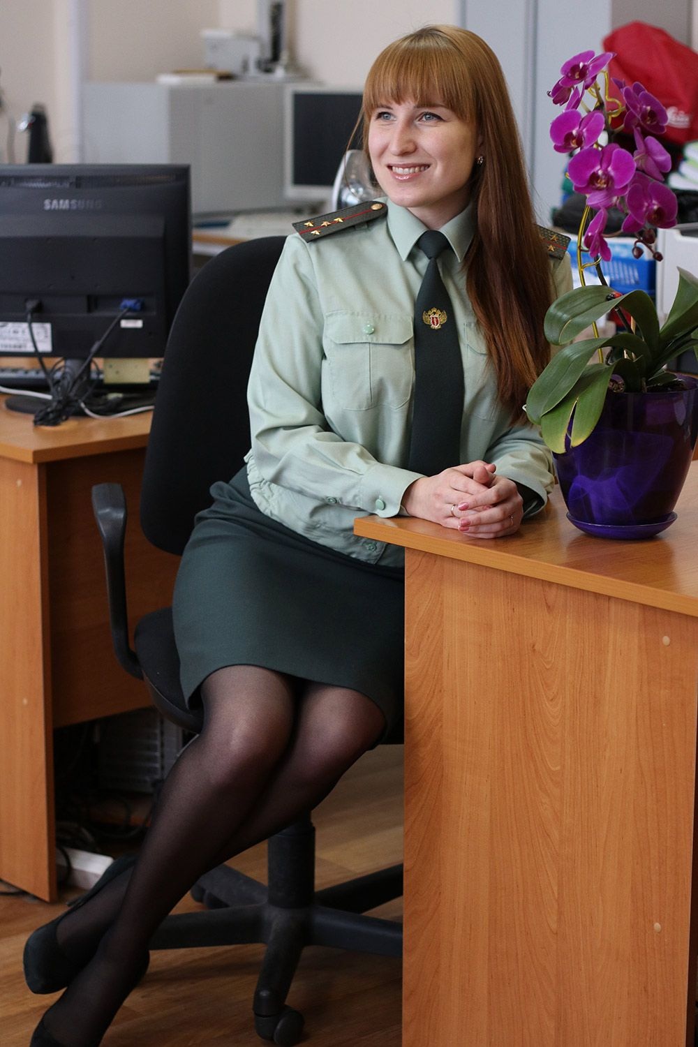 Русские женщины в офисе