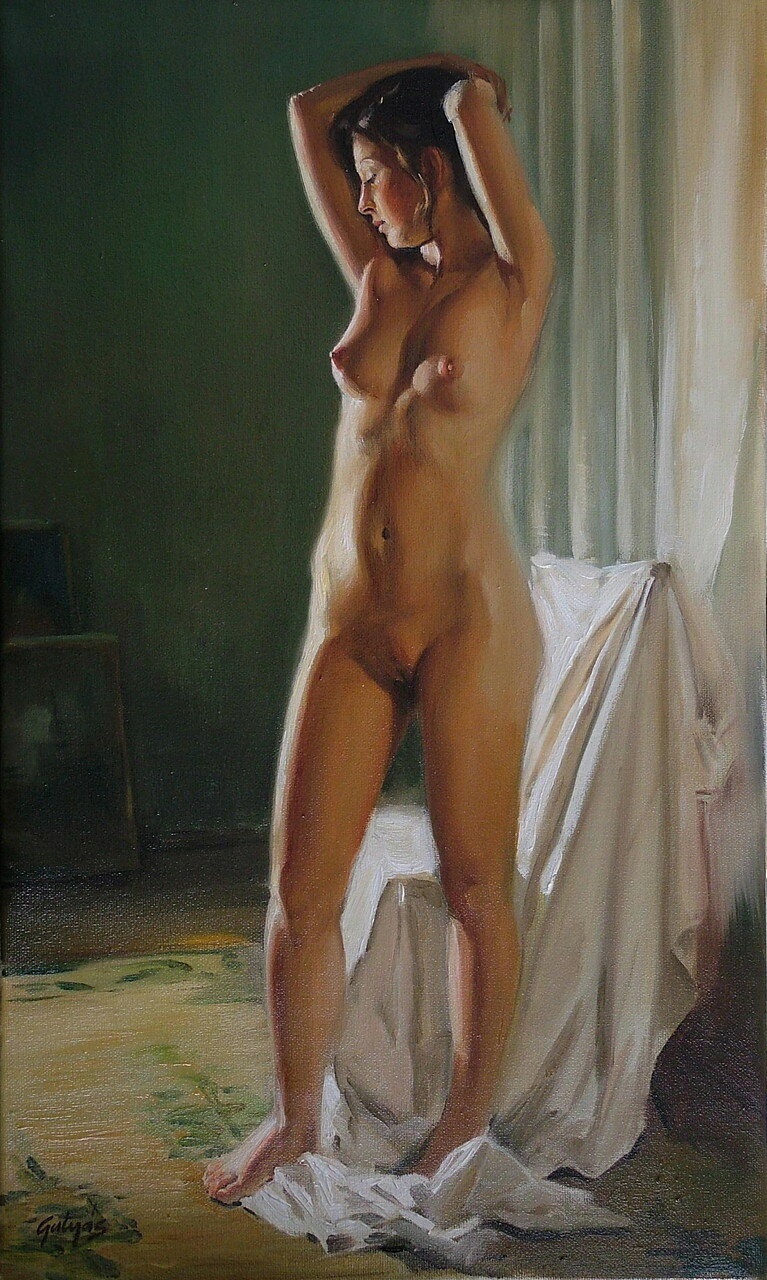 Laszlo художник картины nude