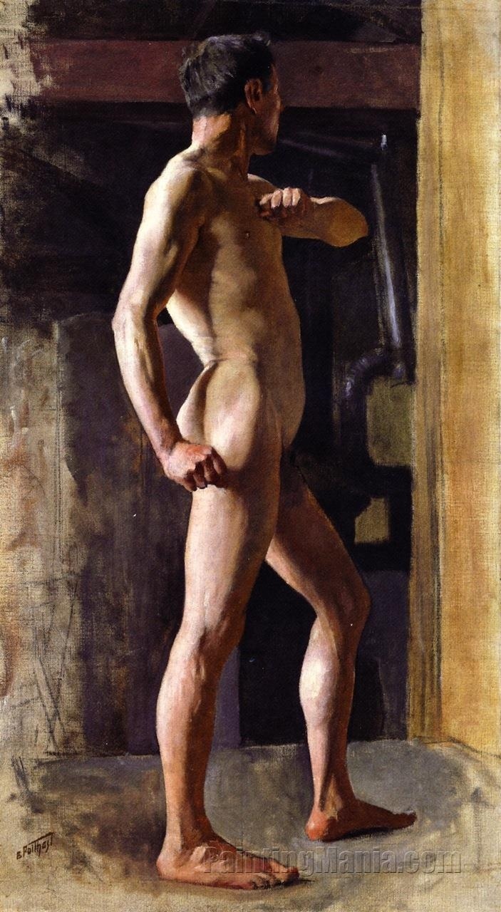 Натурщица перед студентами