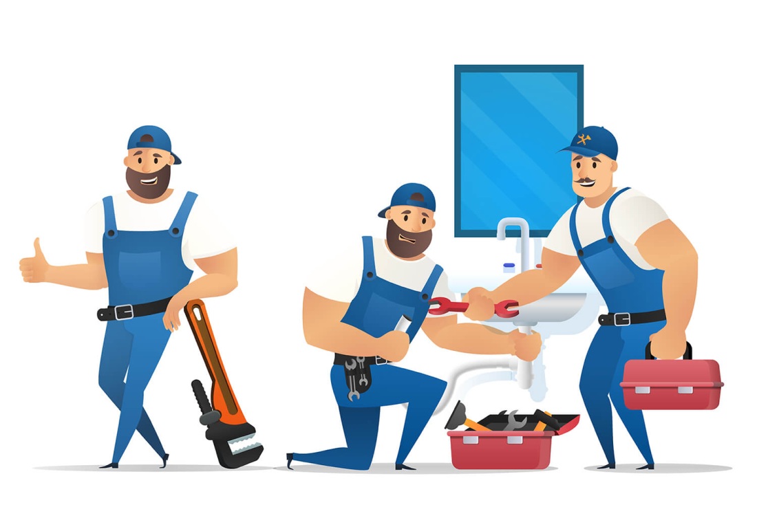 Женщина сантехник