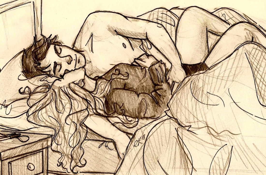 Эротические зарисовки в кровати