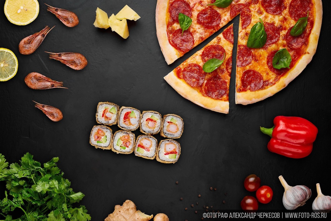 Пицца роллы