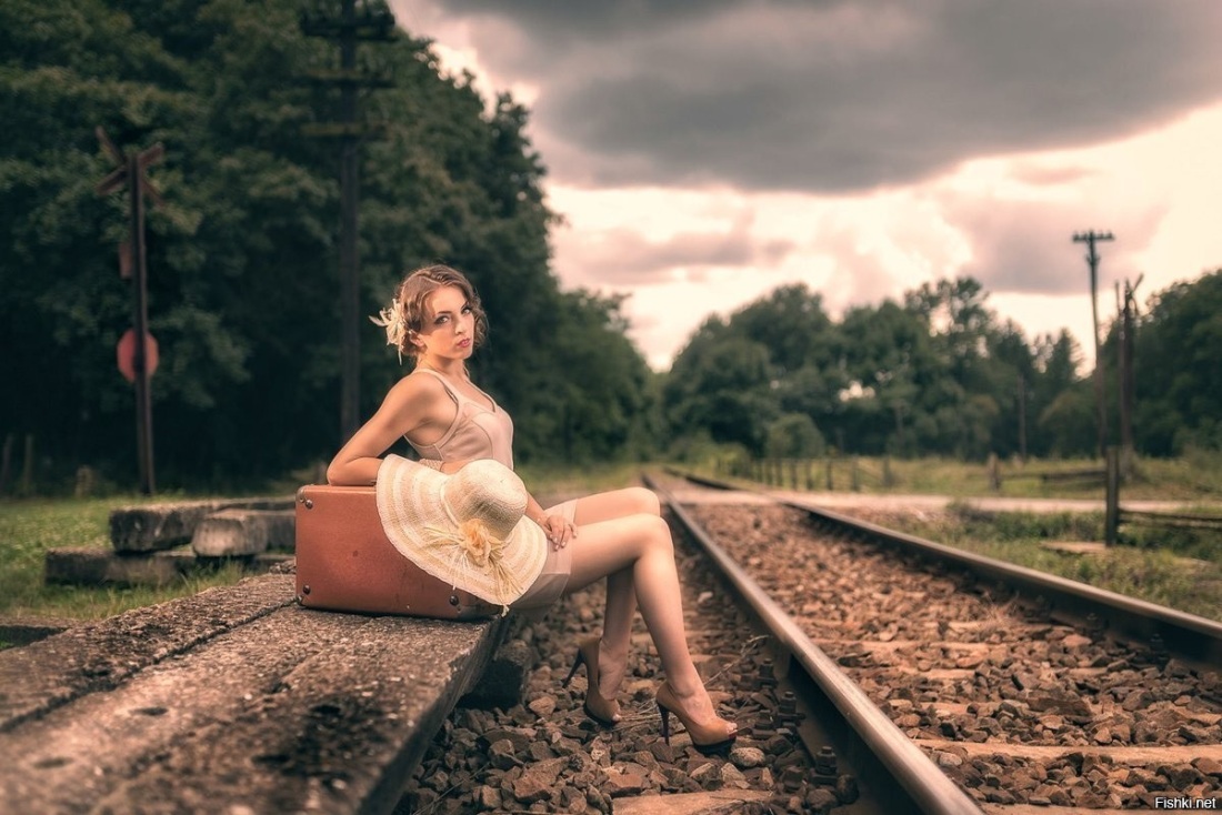 Фотосессия с железной дорогой