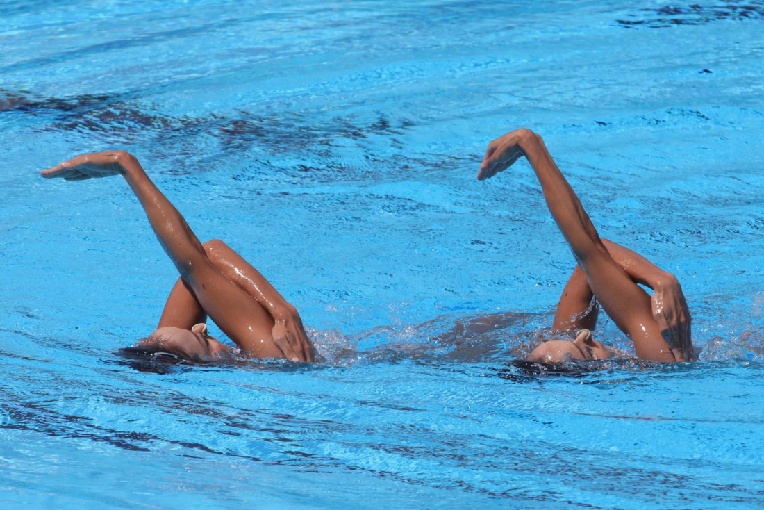 Голые пловчихи синхронистки