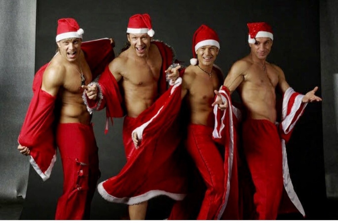 Дед Мороз стриптизер