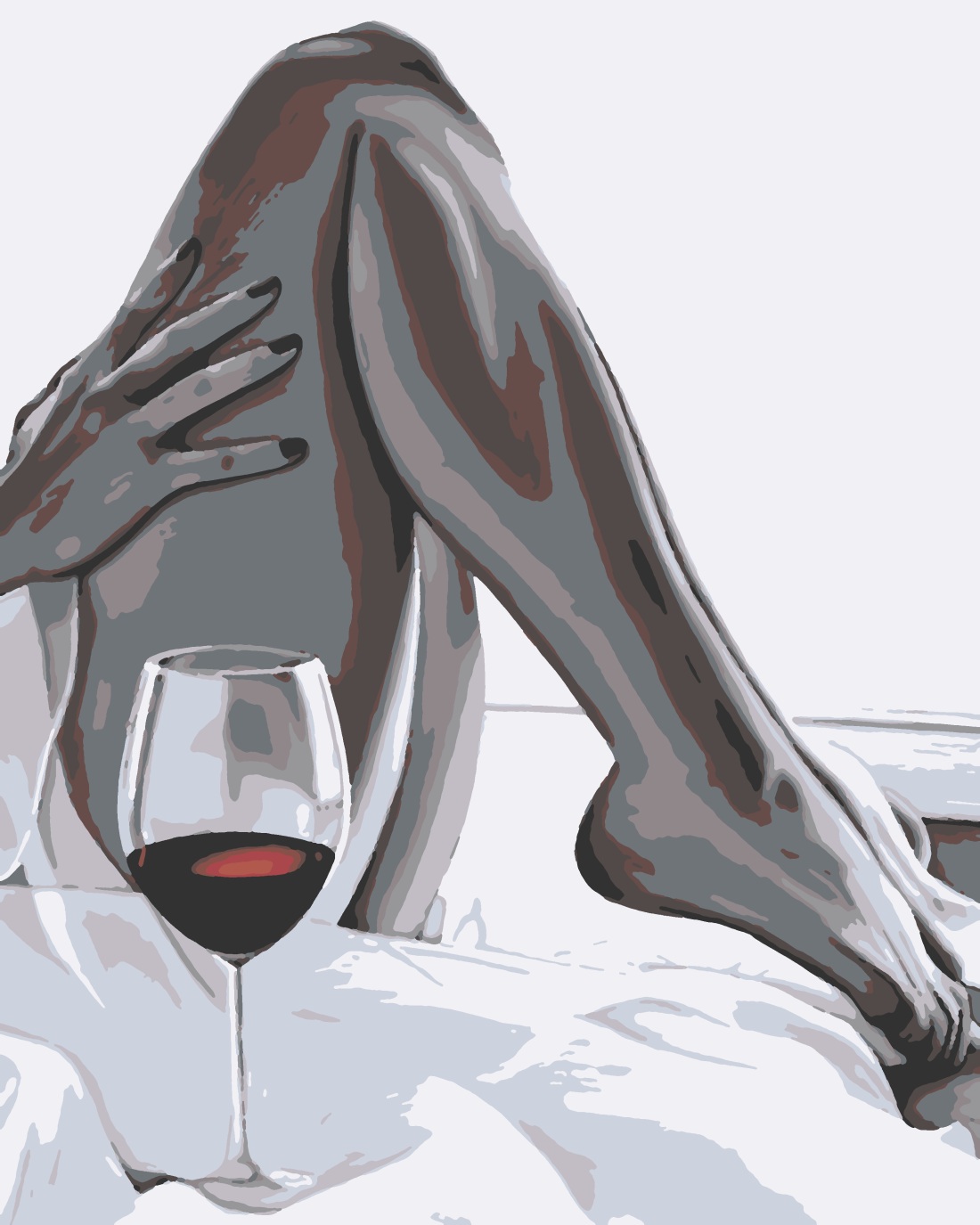 Мужчина и женщина в кровати