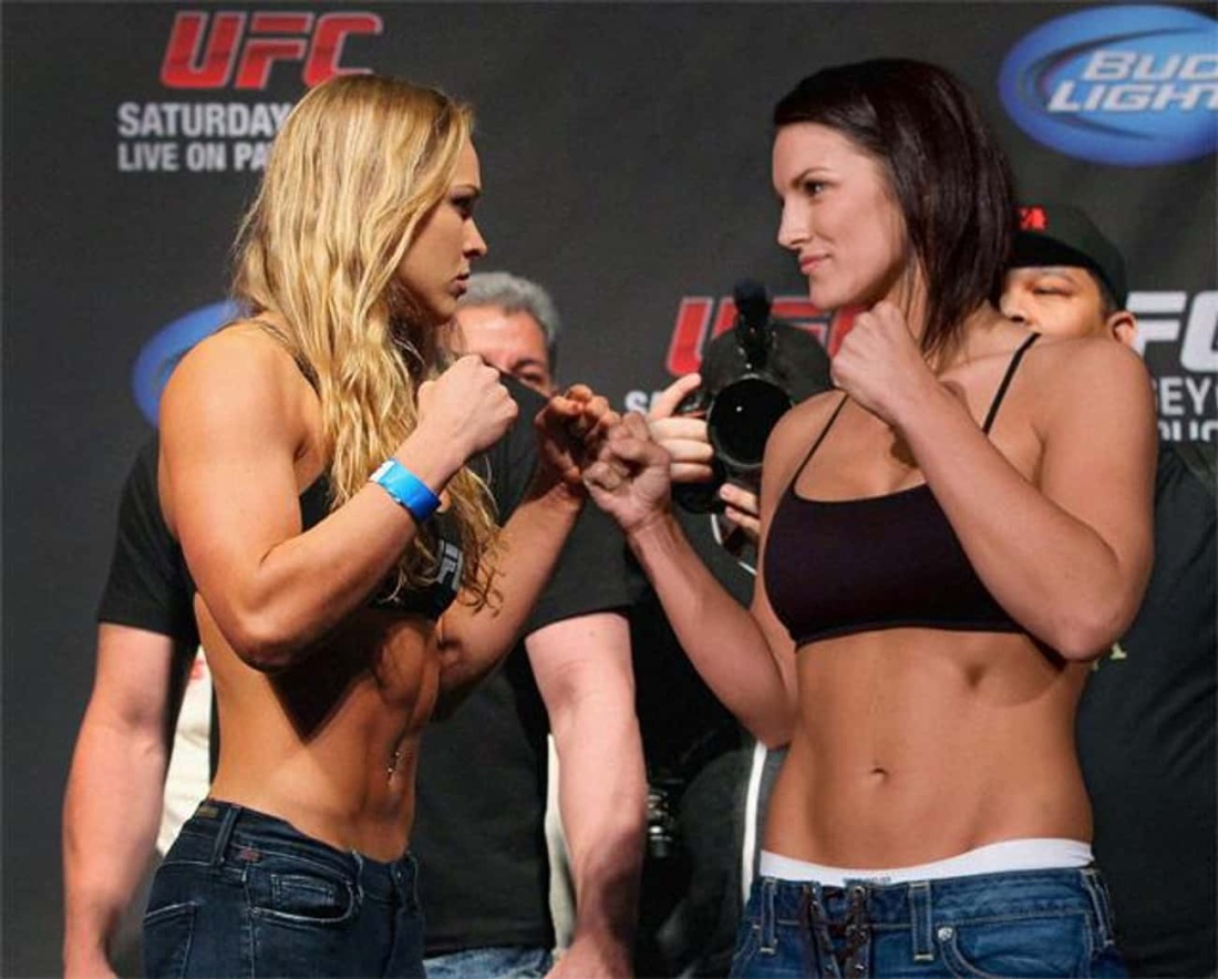 Миша Тейт и Ронда Роузи бой